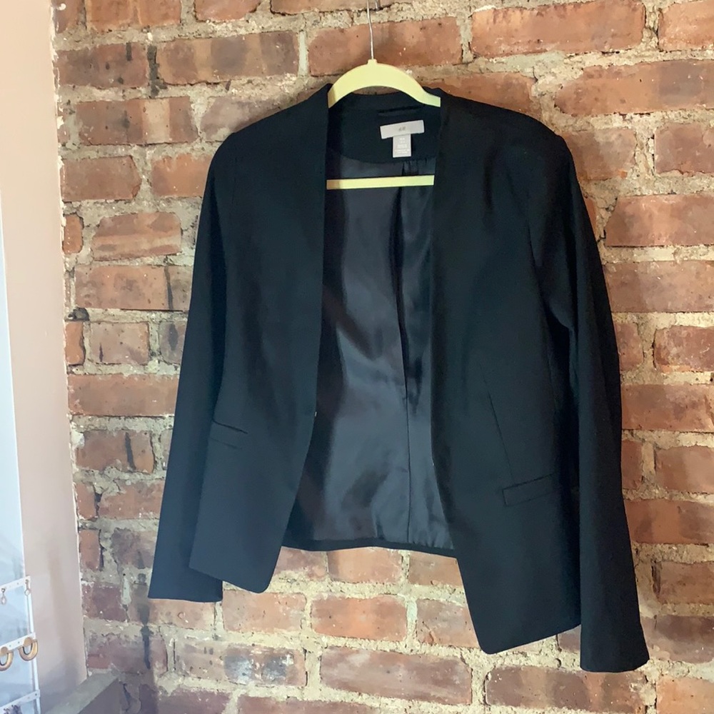 Simple, black blazer